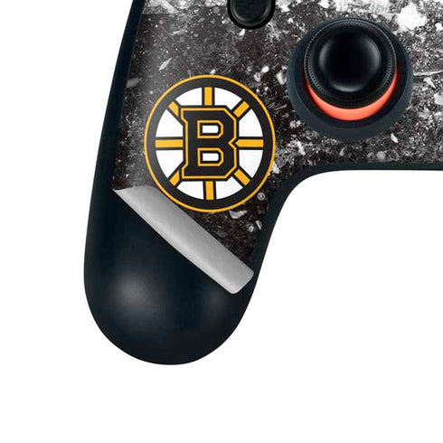 NHL Boston Bruins Iced Google Stadia Controller Skin